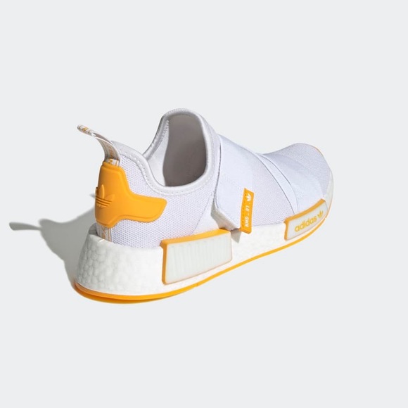 ADIDAS NMD_R1 STRAP SHOES-Women’s Size 7.5-cloud white/collegiate gold BNIB - Picture 6 of 16